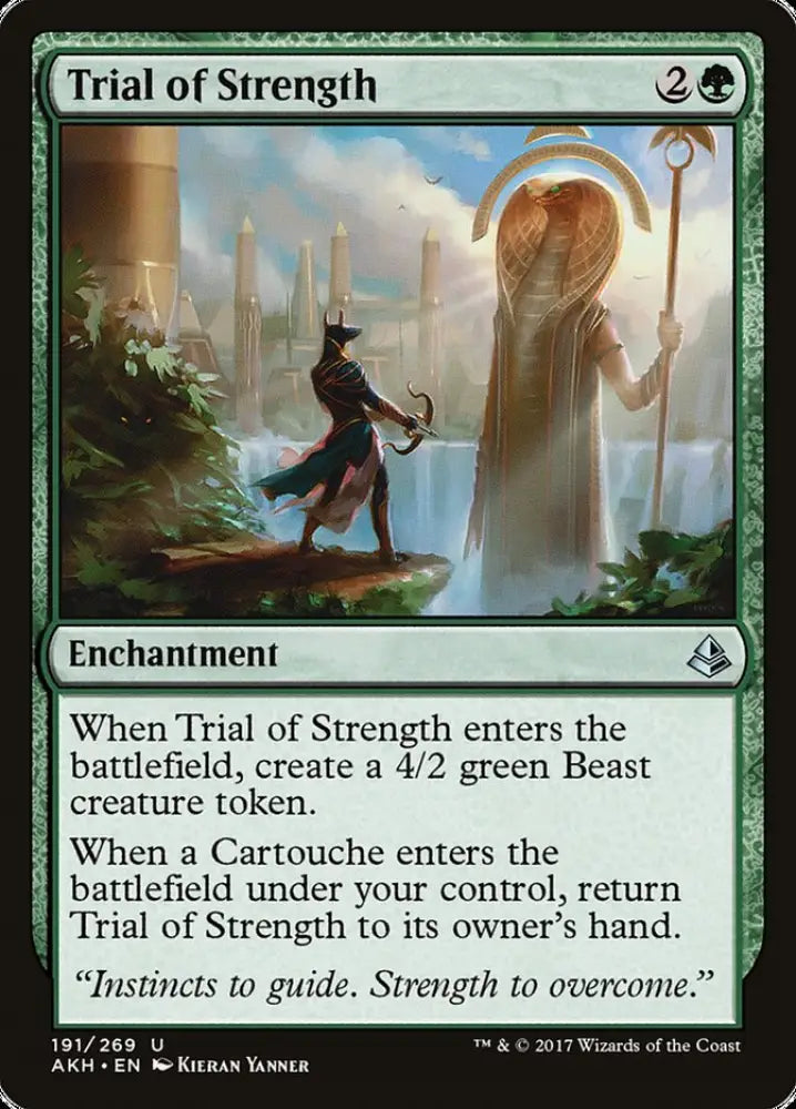 Trial of Strength [Amonkhet] - MTG Single