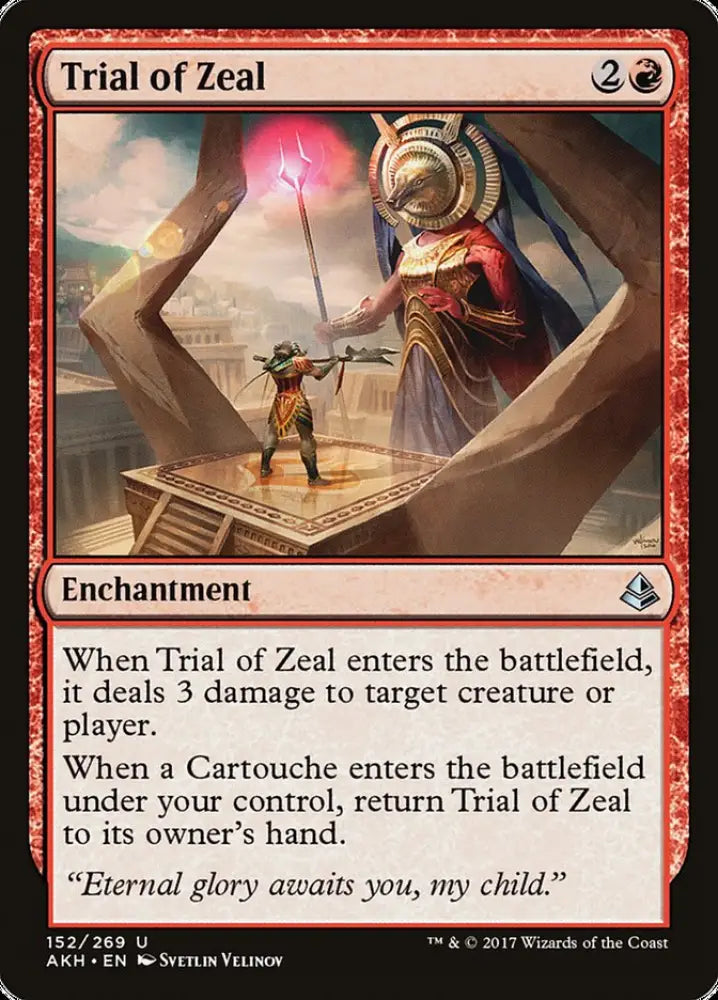 Trial of Zeal [Amonkhet] - MTG Single