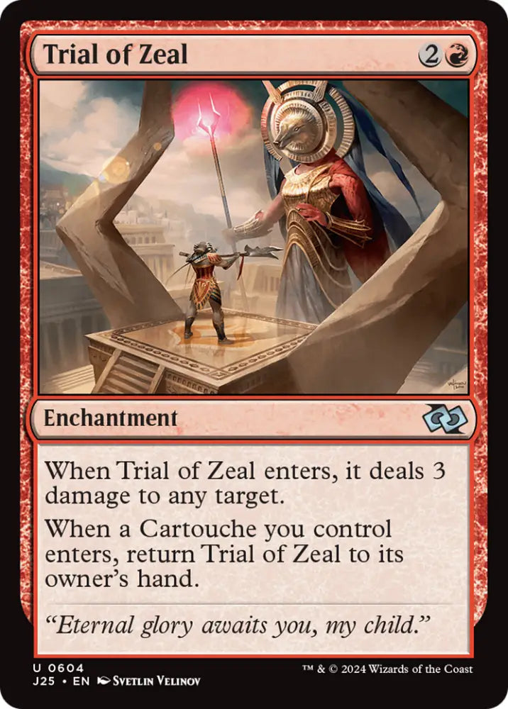 Trial of Zeal [Foundations Jumpstart] - MTG Single