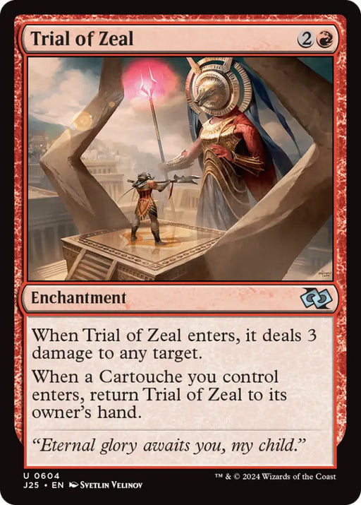Trial of Zeal [Foundations Jumpstart] - MTG Single