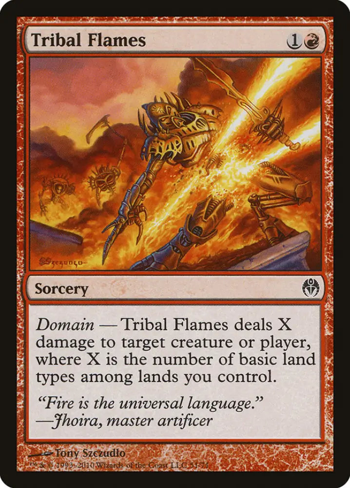 Tribal Flames [Duel Decks: Phyrexia vs. the Coalition] - MTG Single