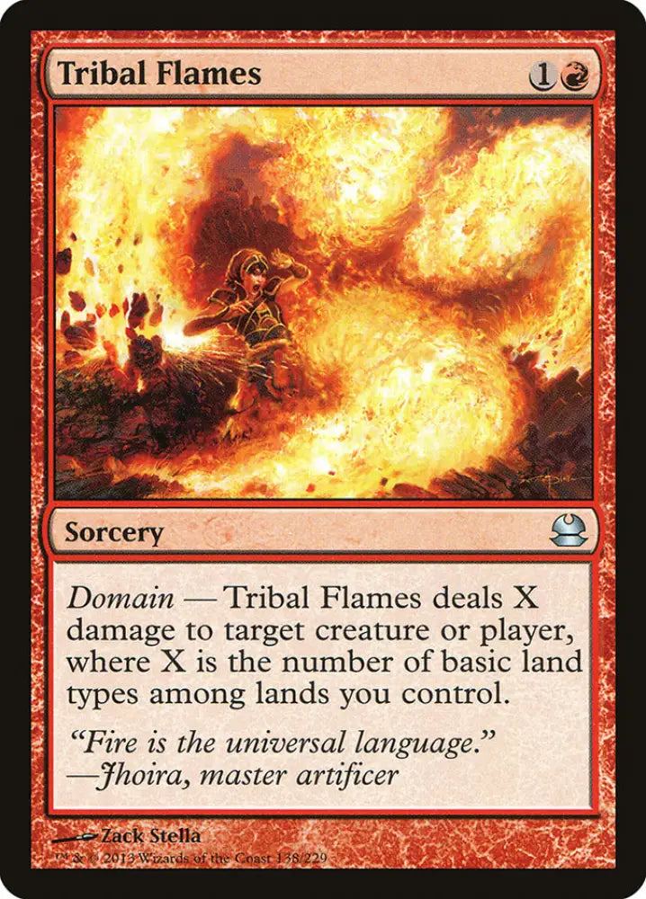 Tribal Flames [Modern Masters] - MTG Single