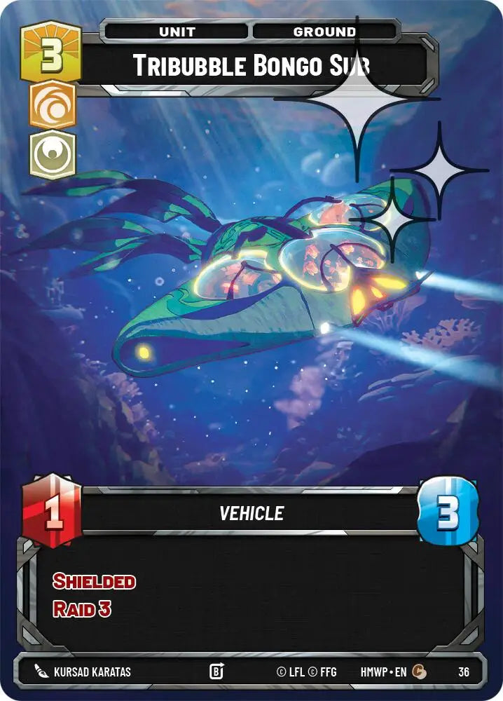 Tribubble Bongo Sub (Foil) (36) [Homeworlds: Weekly Play Promos]