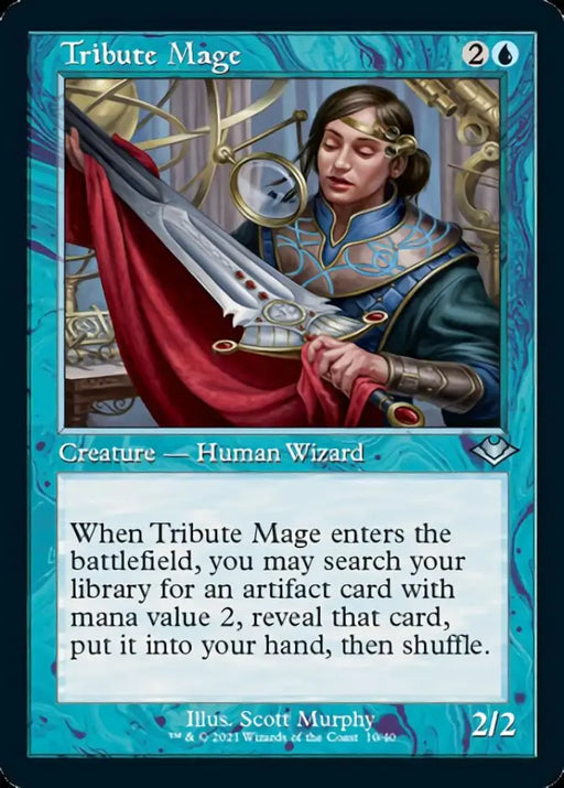 Tribute Mage (Retro) [Modern Horizons] - MTG Single