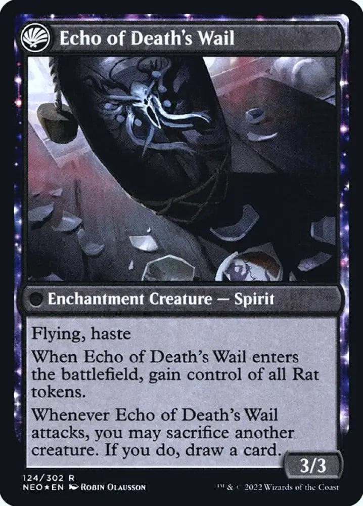 Tribute to Horobi (124) [Prerelease Cards] Reverse