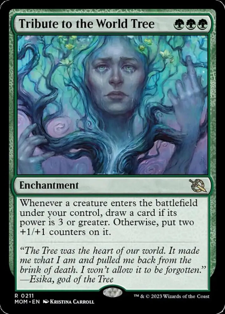 Tribute to the World Tree [March of the Machine] - MTG Single