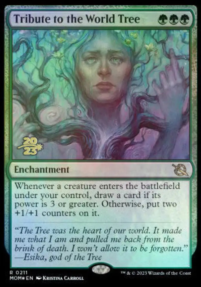 Tribute to the World Tree [March of the Machine Prerelease Promos] - MTG Single