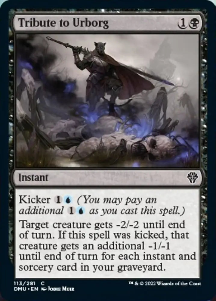Tribute to Urborg [Dominaria United] - MTG Single