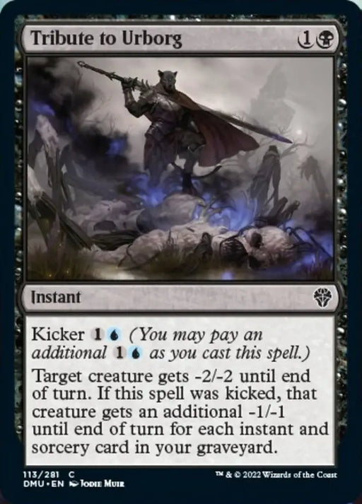 Tribute to Urborg [Dominaria United] - MTG Single