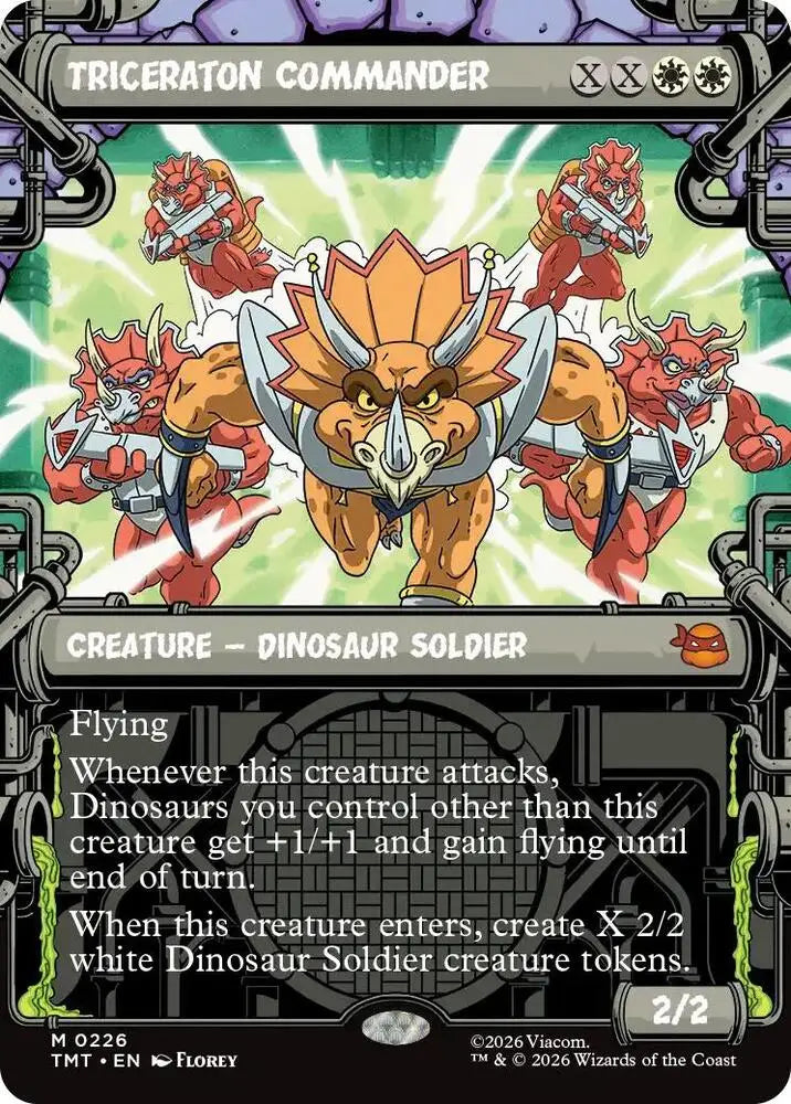 Triceraton Commander (Showcase) (226) [Teenage Mutant Ninja Turtles]
