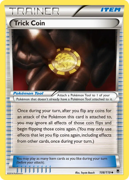 Trick Coin (108/119) [XY: Phantom Forces] - Pokemon Single