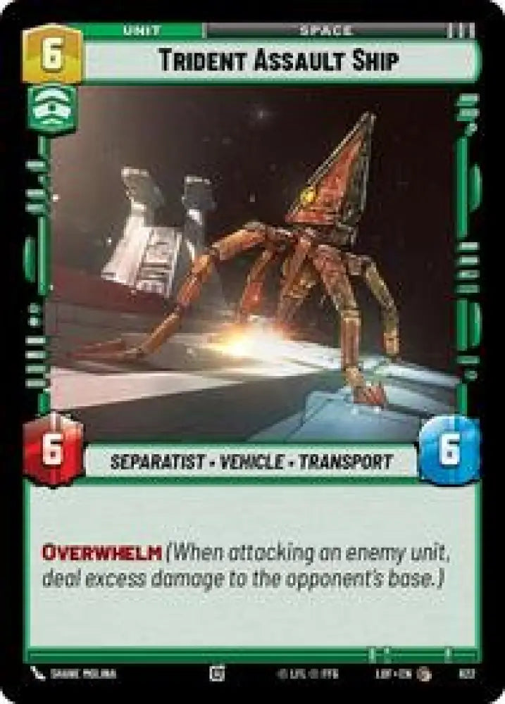 Trident Assault Ship (Foil) (622) [Legends of the Force]