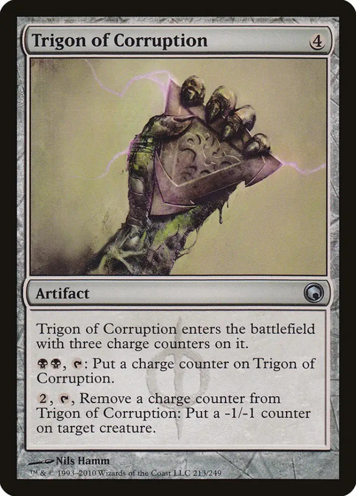 Trigon of Corruption [Scars of Mirrodin] - MTG Single