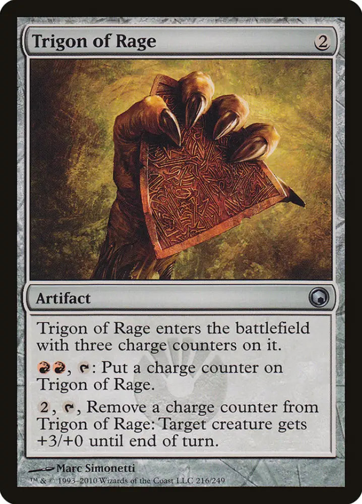 Trigon of Rage [Scars of Mirrodin] - MTG Single