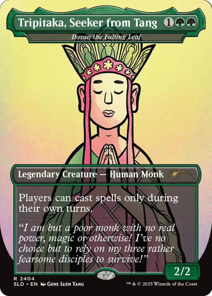 Tripitaka, Seeker from Tang - Dosan the Falling Leaf (2404) [Secret Lair Drop]