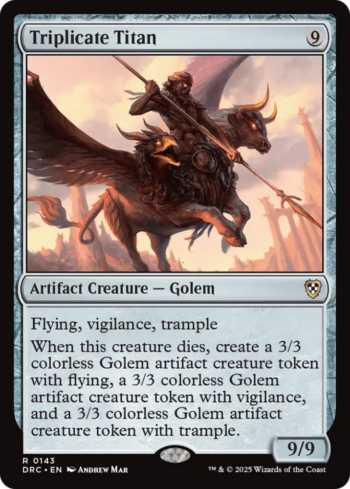 Triplicate Titan [Aetherdrift Commander] - MTG Single