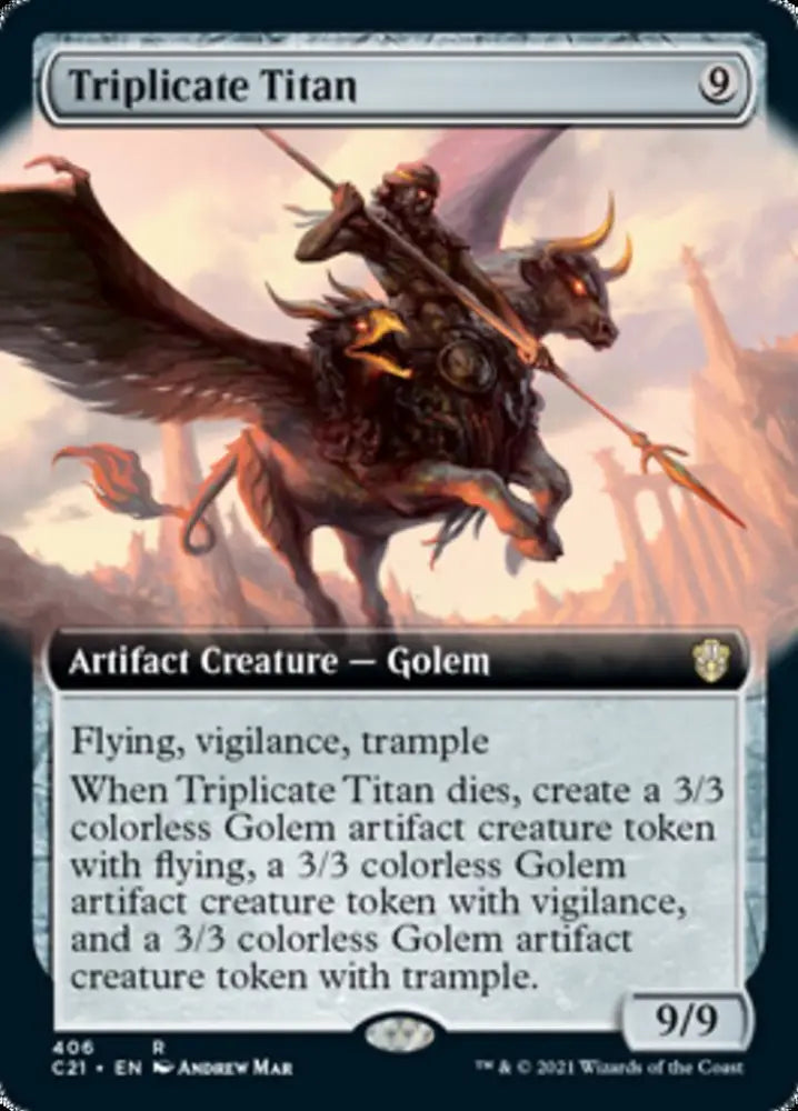 Triplicate Titan (Extended Art) [Commander 2021] - MTG Single