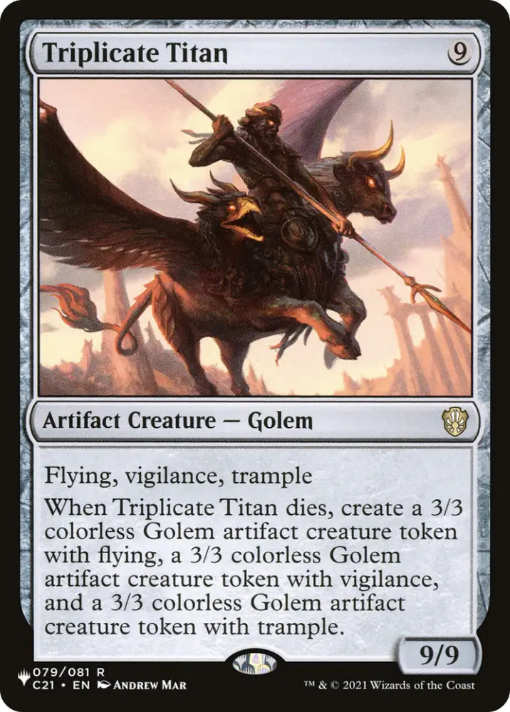 Triplicate Titan [Secret Lair: From Cute to Brute] - MTG Single