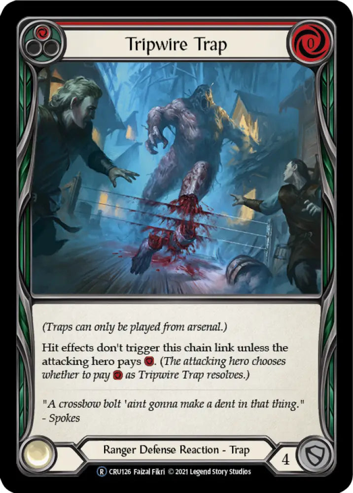 Tripwire Trap [Crucible of War Unlimited] Unlimited Normal - Flesh And Blood Single