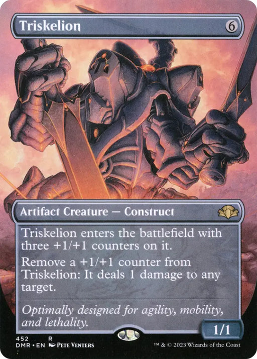 Triskelion (Borderless Alternate Art) [Dominaria Remastered] - MTG Single