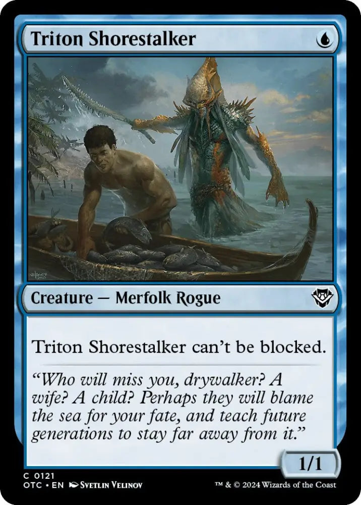 Triton Shorestalker [Outlaws of Thunder Junction Commander] - MTG Single