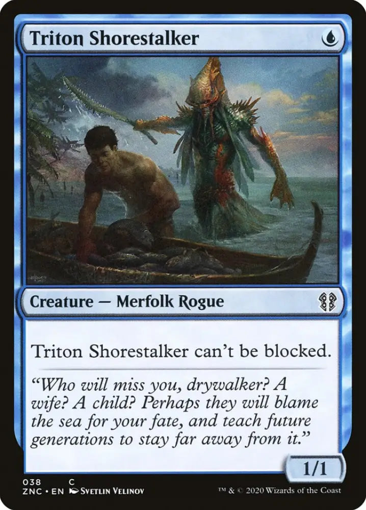 Triton Shorestalker [Zendikar Rising Commander] - MTG Single