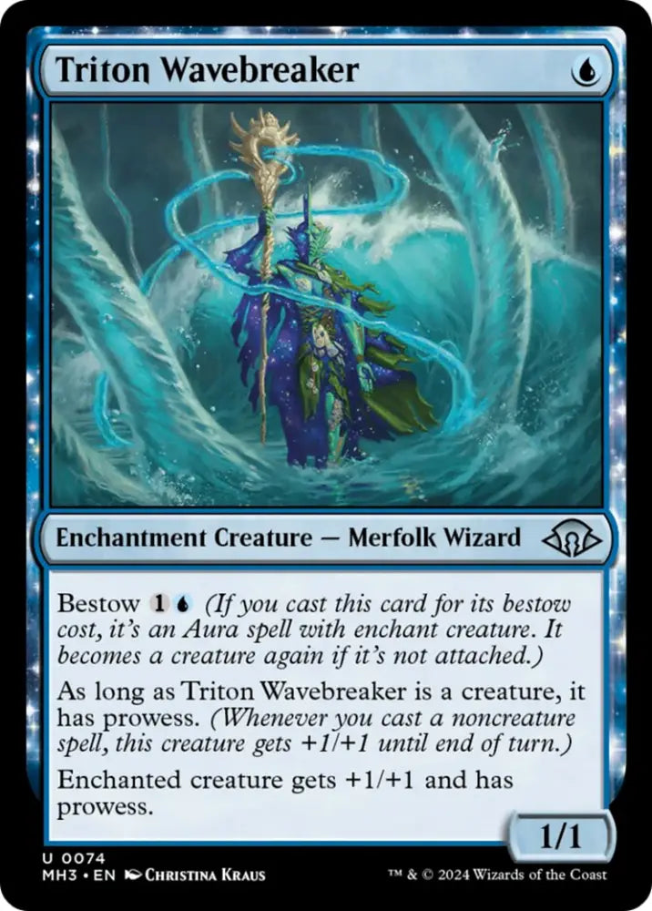 Triton Wavebreaker [Modern Horizons 3] - MTG Single