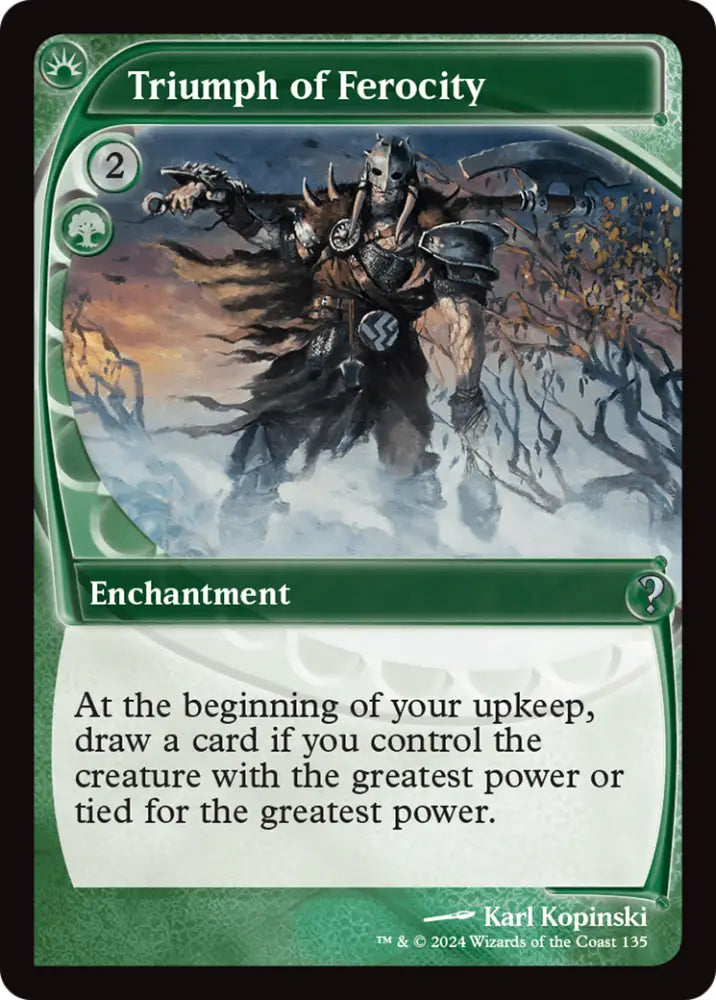 Triumph of Ferocity (Future Sight) [Mystery Booster 2] - MTG Single