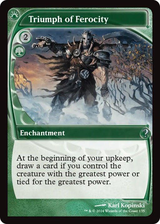 Triumph of Ferocity (Future Sight) [Mystery Booster 2] - MTG Single
