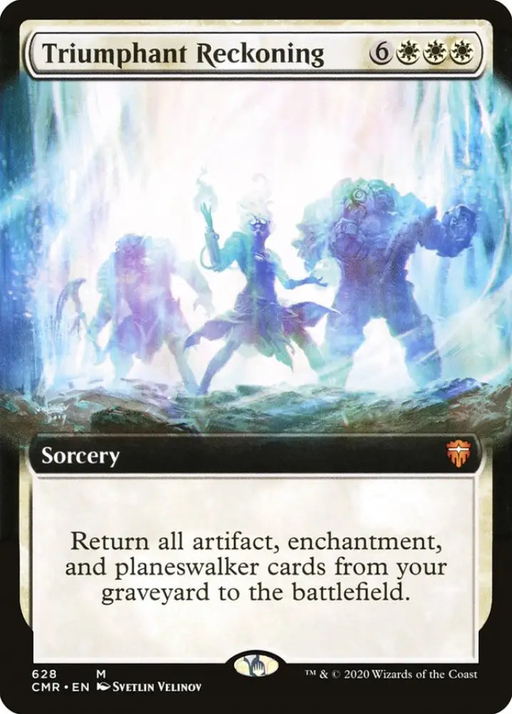 Triumphant Reckoning (Extended Art) [Commander Legends] - MTG Single