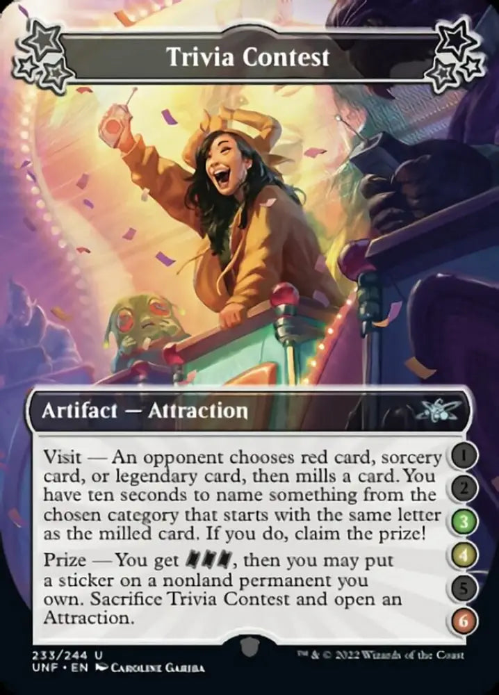Trivia Contest (3-4-6) [Unfinity] - MTG Single