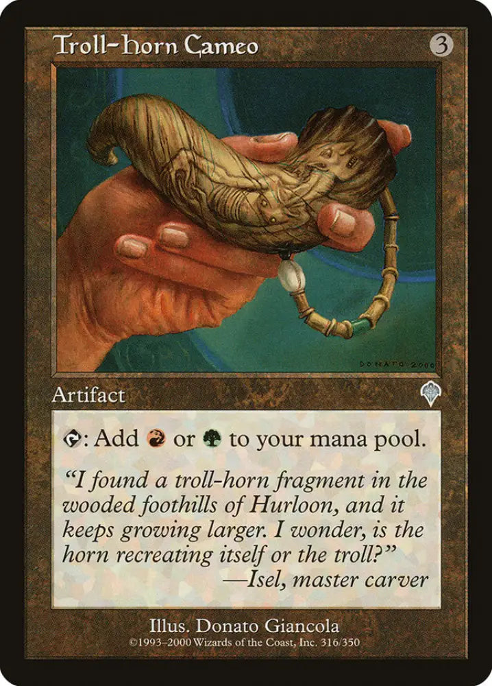 Troll-Horn Cameo [Invasion] - MTG Single