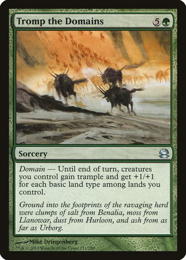 Tromp the Domains [Modern Masters] - MTG Single
