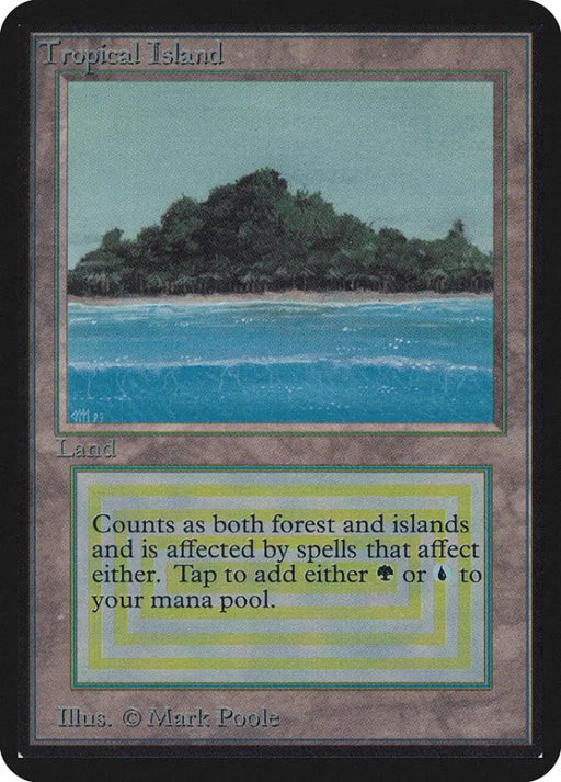 Tropical Island [Alpha Edition] - MTG Single