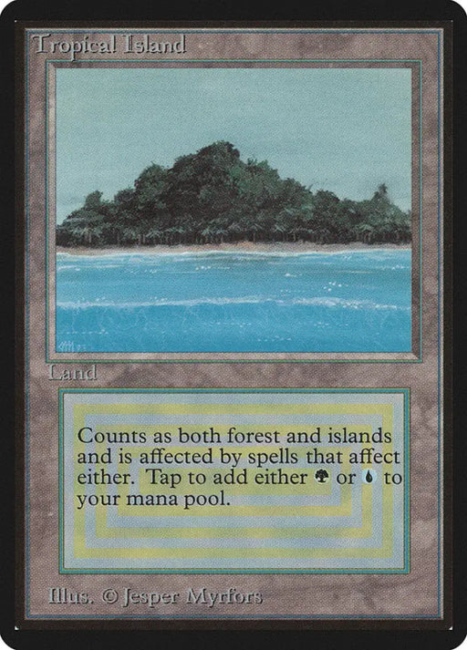 Tropical Island [Beta Edition] - MTG Single