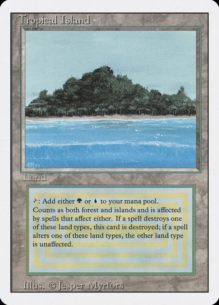 Tropical Island [Revised Edition] - MTG Single