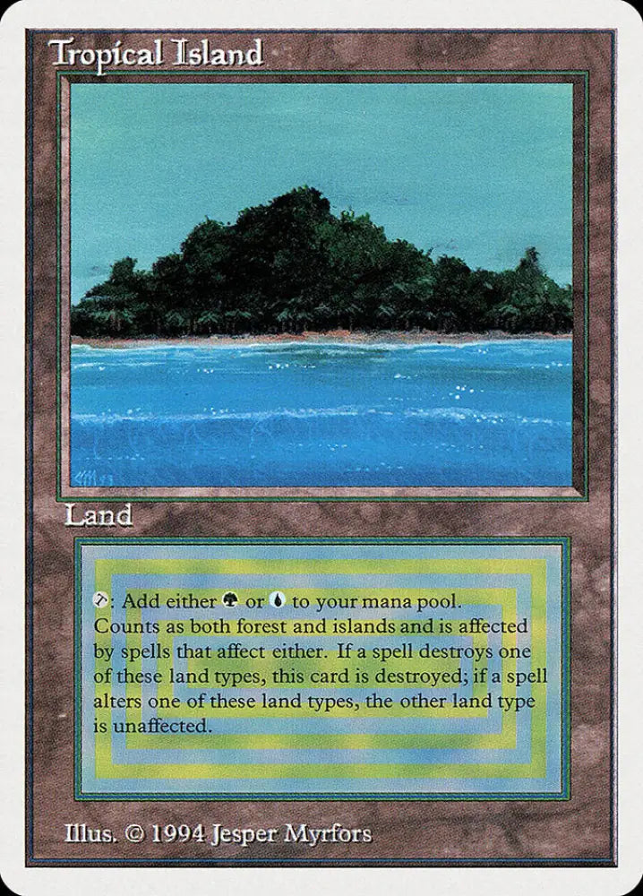 Tropical Island [Summer Magic / Edgar] - MTG Single