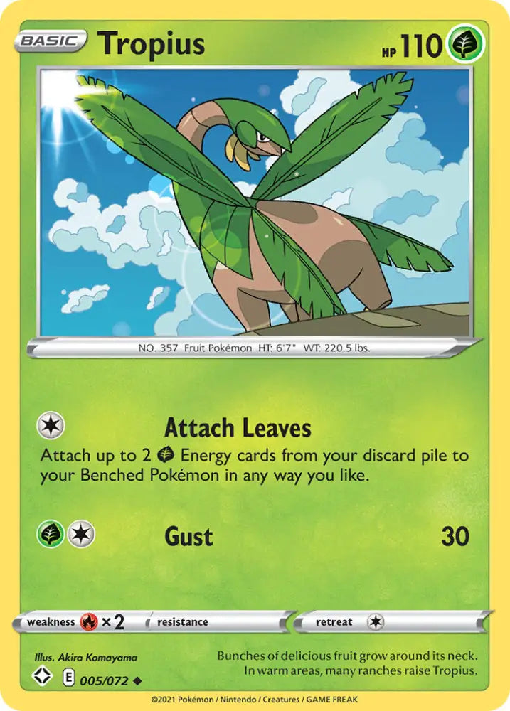 Tropius (005/072) [Sword & Shield: Shining Fates] - Pokemon Single