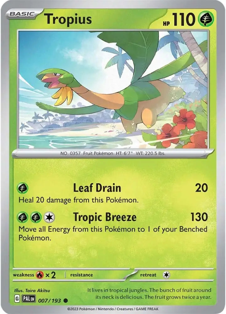 Tropius (007/193) [Scarlet & Violet: Paldea Evolved] - Pokemon Single