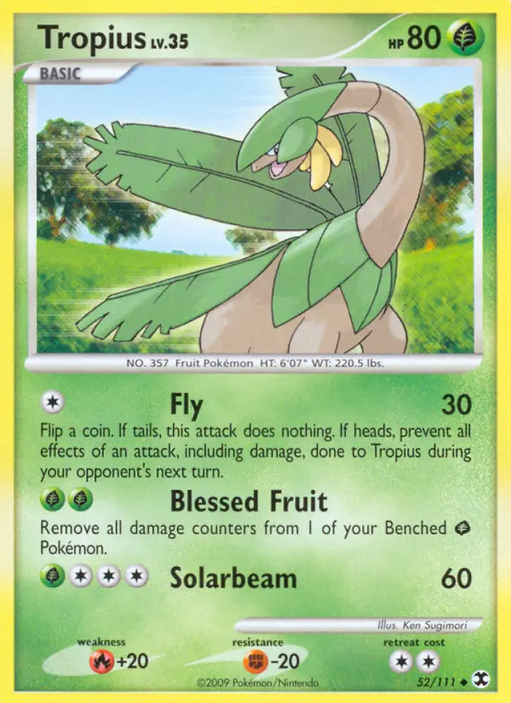 Tropius (52/111) [Platinum: Rising Rivals] - Pokemon Single