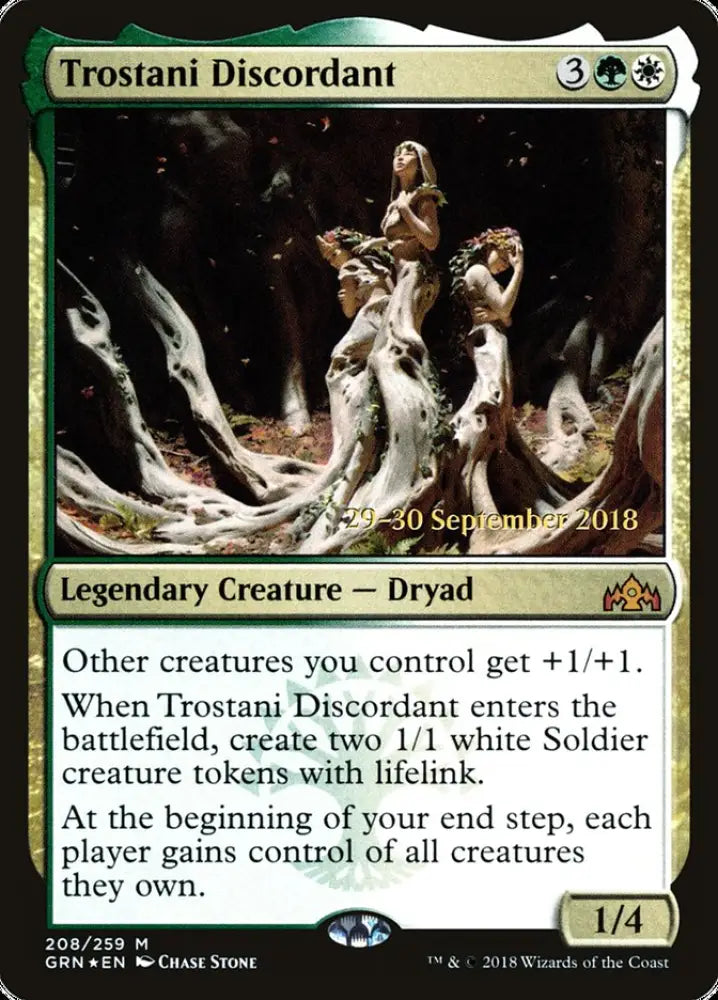 Trostani Discordant [Guilds of Ravnica Prerelease Promos] - MTG Single