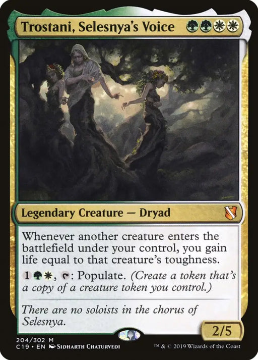 Trostani Selesnya’s Voice [Commander 2019] - MTG Single