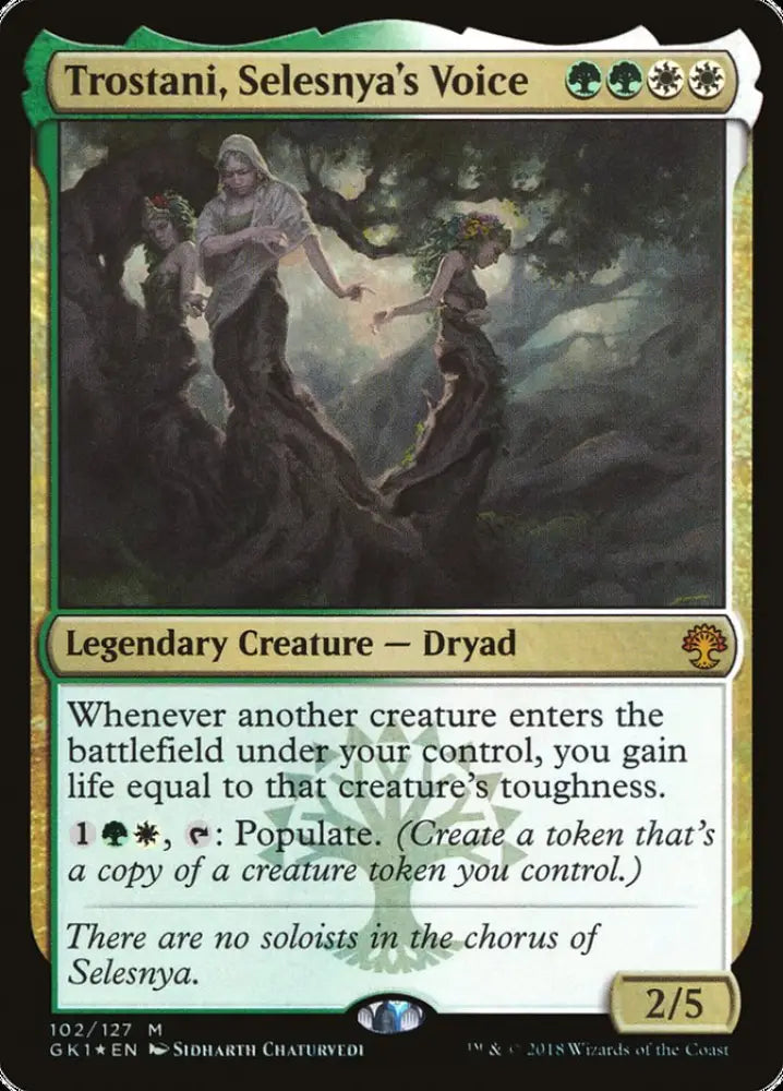 Trostani Selesnya’s Voice [Guilds of Ravnica Guild Kit] - MTG Single