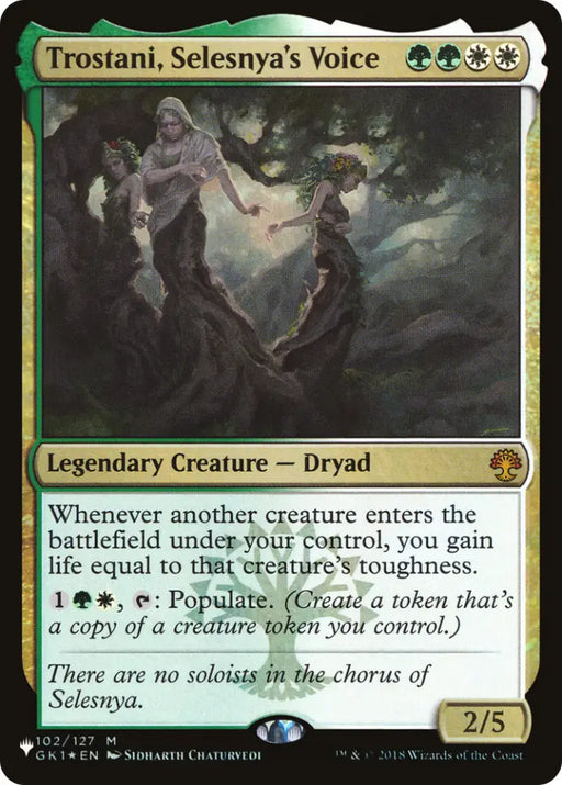 Trostani Selesnya’s Voice [The List] - MTG Single