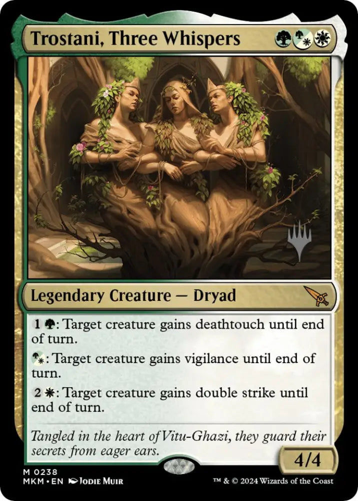 Trostani Three Whispers (Promo Pack) [Murders at Karlov Manor Promos] - MTG Single