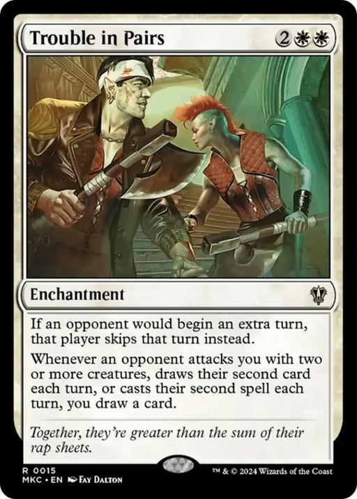 Trouble in Pairs [Murders at Karlov Manor Commander] - MTG Single