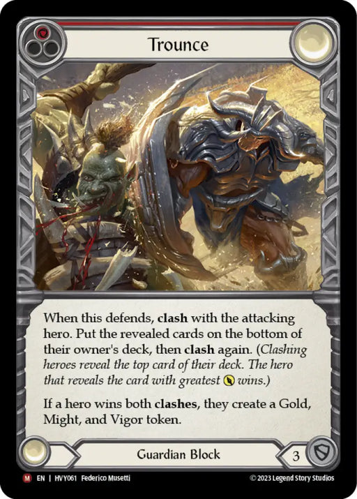 Trounce [Heavy Hitters] - Flesh And Blood Single