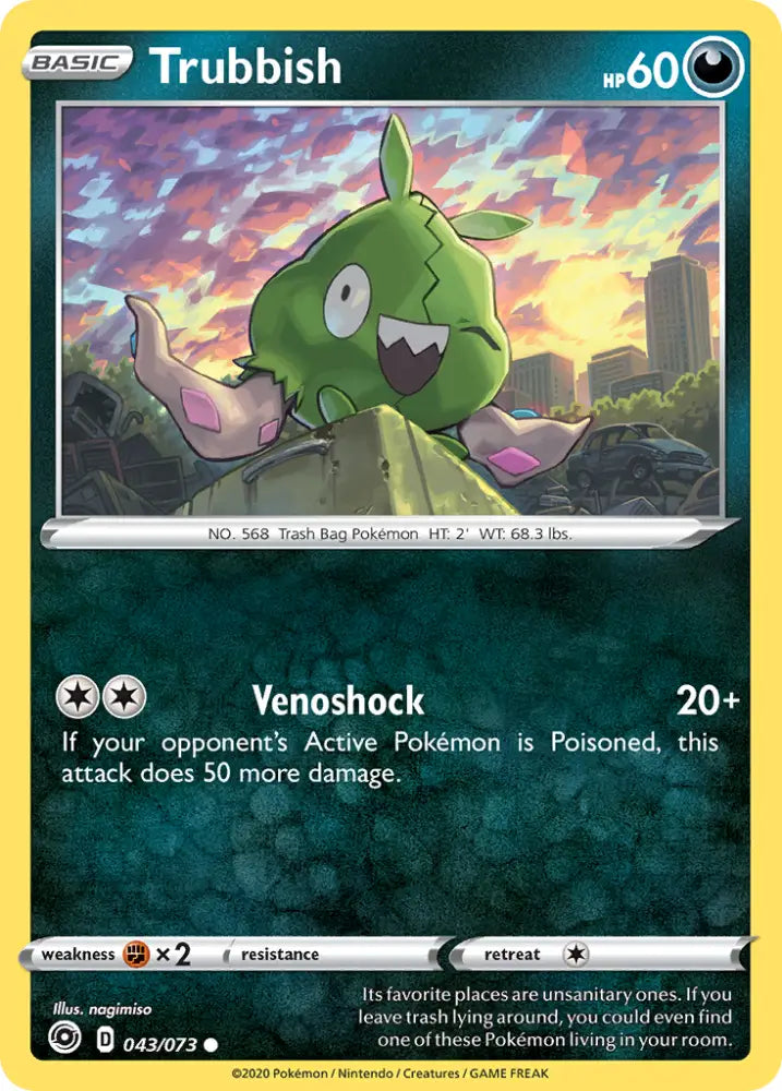 Trubbish (043/073) [Sword & Shield: Champion’s Path] - Pokemon Single
