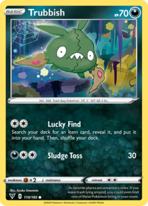 Trubbish (110/185) [Sword & Shield: Vivid Voltage] - Pokemon Single