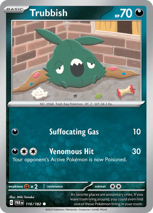 Trubbish (116/182) [Scarlet & Violet: Paradox Rift] - Pokemon Single